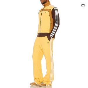 Adidas x Wales Bonner Men's Yellow Track Suit Pants